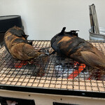 日本料理 TOBIUME - 筍が炭火でじっくり焼かれています。