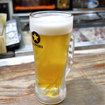 焼鳥 滝沢 - 生ビール