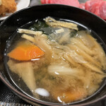 わ楽 - お味噌汁　具沢山