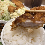 わ楽 - ヒレカツ　オンザライス  