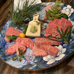 焼肉 拍手喝采 - シャトーブリアン盛り合わせ