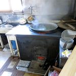 勝己食堂 - 石炭釜