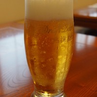 天ぷら 川辰 - 生ビール.jpg