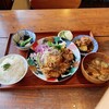 Tousha - 山椒と生海苔の鶏唐揚げ定食