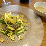中華銘菜 慶 - 白身魚のお刺身サラダ