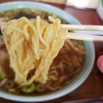 味松食堂 - ワンタンメンの麺