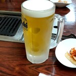 味道苑 - ビールセットは3,000円になってましたね