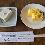 伊とう - そばとうふ、たまご焼