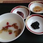 ANAクラウンプラザホテル - 朝食ブッフェ：中華がゆ・イカ墨漬・ホタルイカ沖漬け・筍