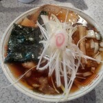 鳥人 - チャーシューメンに白ネギ