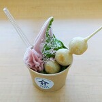 村茶屋 - 桜抹茶サンデー