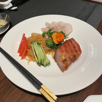 中国料理 桃李 - 3種の冷菜盛り合わせ@3000円