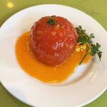 Oufuu Kicchin Anshante - トマト丸ごと。トマトって美味いよね。