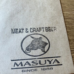 MASUYA MEAT＆CRAFT BEER - ナプキン