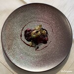 プチレストラン ブーケ・ド・フランス - 銀の鴨の低温調理 蕗の薹ソース