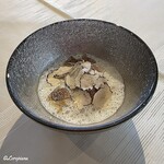 プチレストラン ブーケ・ド・フランス - とげ栗蟹のリゾットにビアンケットトリュフ