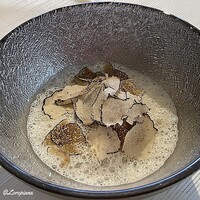 プチレストラン ブーケ・ド・フランス - とげ栗蟹のリゾットにビアンケットトリュフ