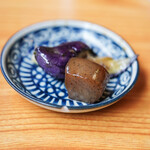 宝来家 - "碟兒（こざら）"、蒟蒻（こんにやく）