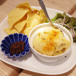 カフェごはん ドラゴンスパイス - フムス(ひよこ豆のペースト) トルティーヤ(450円)