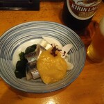 小半 - 真鰯と新玉ねぎのぬた