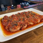 貸切PARTY&BAR QUEENS shibuya udagawa - PARTY料理　本格トマトソースのハンバーグ