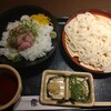 Mutekiya - 本日の讃岐うどんセット(ネギトロ丼)。