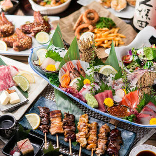 Includes all-you-can-drink draft beer ◆ From 3,580 yen including sashimi, carpaccio, and more!