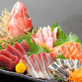 We offer super fresh sashimi delivered directly from the source.