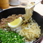 手打うどん くうかい - 肉ぶっかけ（冷冷）