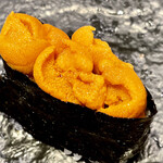 鮨榮 - がんぜ/エゾバフンウニ