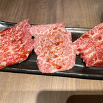 コウゴ牧場直営　焼肉大黒や - カルビ食べ比べ　980円