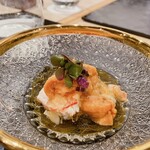 四季彩ダイニング　春 - 【カニとウニと能登半島の岩もずく】
      (*/ω＼*)ｷｬｰ!!
      大きな蟹さんと雲丹さんが寄り添ってらっしゃる！