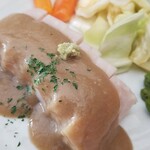 キッチン ブルー グローブ - 反対側から