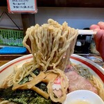 麺壱 吉兆 - 大好き平打ちちぢれ麺