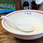 麺壱 吉兆 - 完飲完食です♪