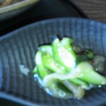 もにこど２ - きゅうりとクラゲの和え物です