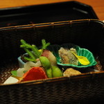 比良山荘 - 突出し八寸