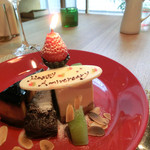 ファニエンテ - ＜7月＞デザート。この日は結婚記念日でした