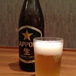 焼魚食堂　魚角 - 瓶ビール（590円）
