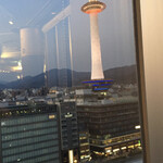 京鴨一羽買いと京のおばんざい 市場小路 - 夜景の見える席にて。