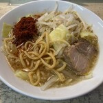 ラーメン　JIDAI - 海老辛投入