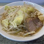 201013347 - ラーメン￥800ヤサイ増し・ニンニクあり接写