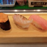 Toukyou Sushi Itamae Sushi - うに　のどぐろ　大トロ