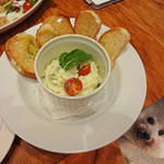 Les deux Bleue - エビとアボカドのディップ