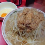 ラーメン二郎 - ラーメン（小）豚マシ＋ヤサイ・アブラ