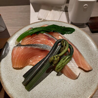 おい河 - 桜鱒をしゃぶしゃぶ