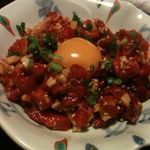 鮪や にばんめ - 本マグロユッケ