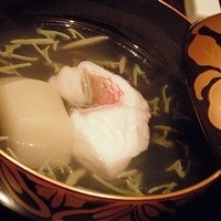 神楽坂 石かわ - 甘鯛とじゅんさいとかぶらお椀
