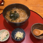 蕎麦食彩 さいとう - 白濁　カツオ出汁がパンチあり美味しい