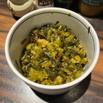 勝烈亭 - 高菜漬け